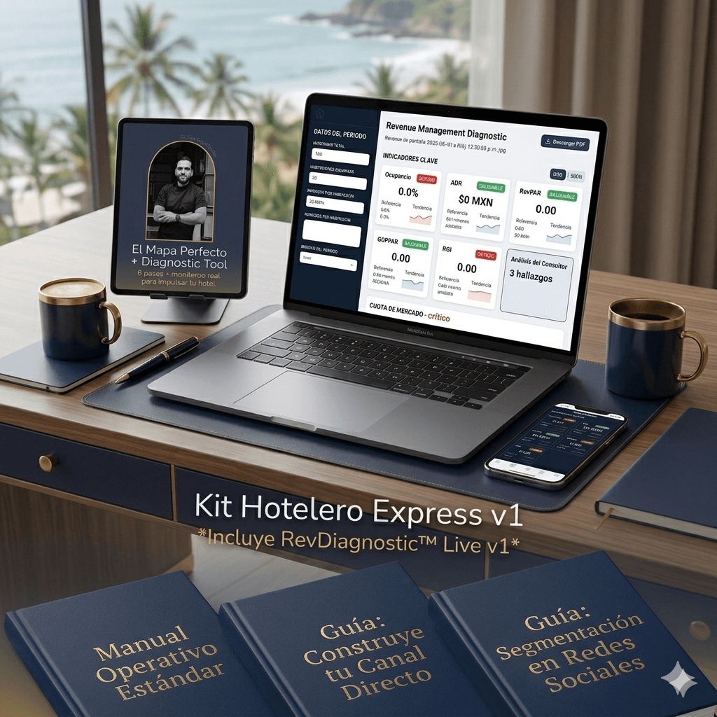 Kit Hotelero Express v1 - Mockup profesional